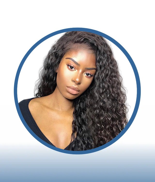 Water Wave Full Lace Frontal Wig
