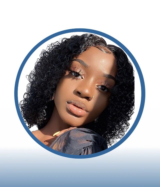 Italian Curl Middle Part Wig