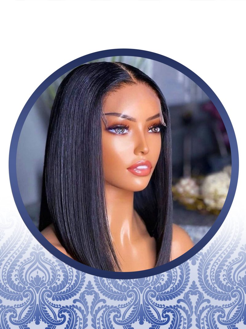 16" Middle Part Peruvian Wig
