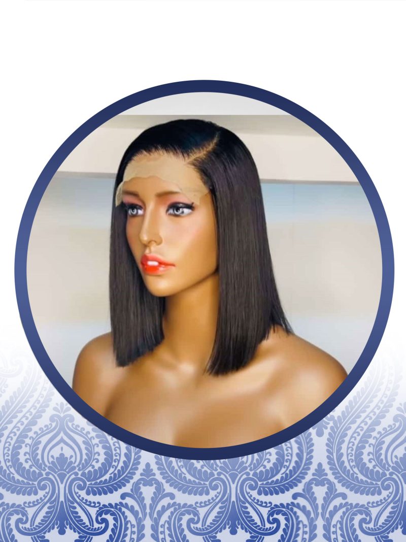 12" Side Part Peruvian Bob Wig