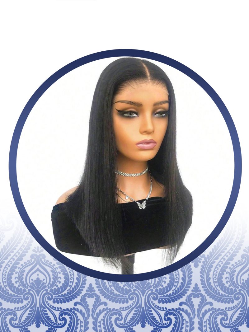 20" Straight Middle Part Wig