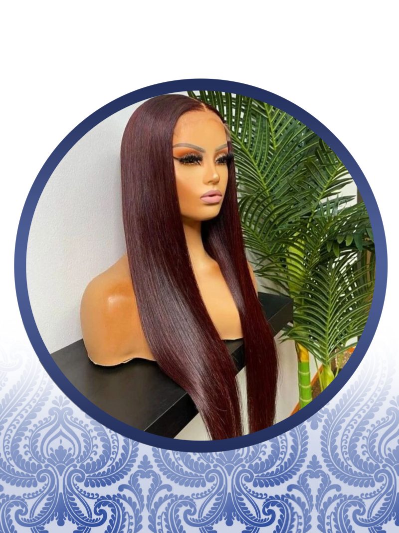 26" Malaysian 4x4  Brown Wig