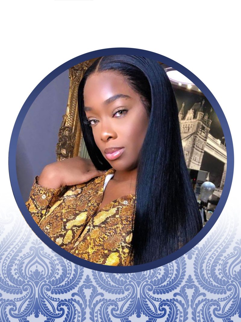 26" Straight Middle Part Wig