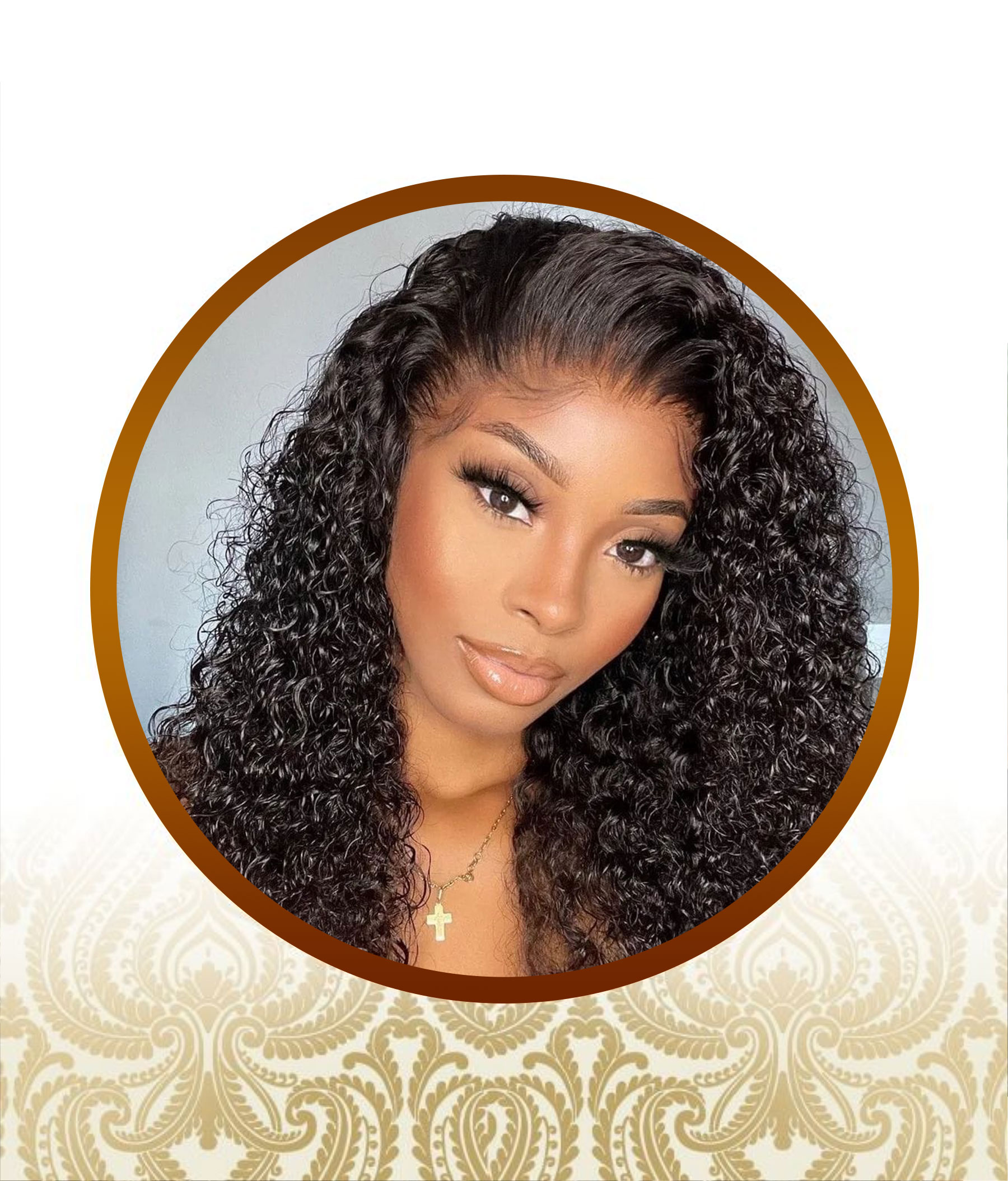 Exotic Malaysian Deep Curl Full Lace Frontal Double Drawn Unit