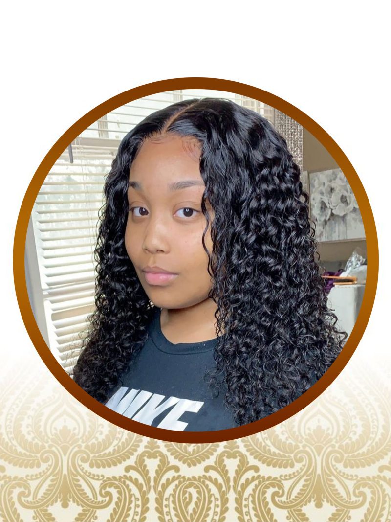 Exotic Mongolian Water Curl 4x4 Double Drawn Lace Unit