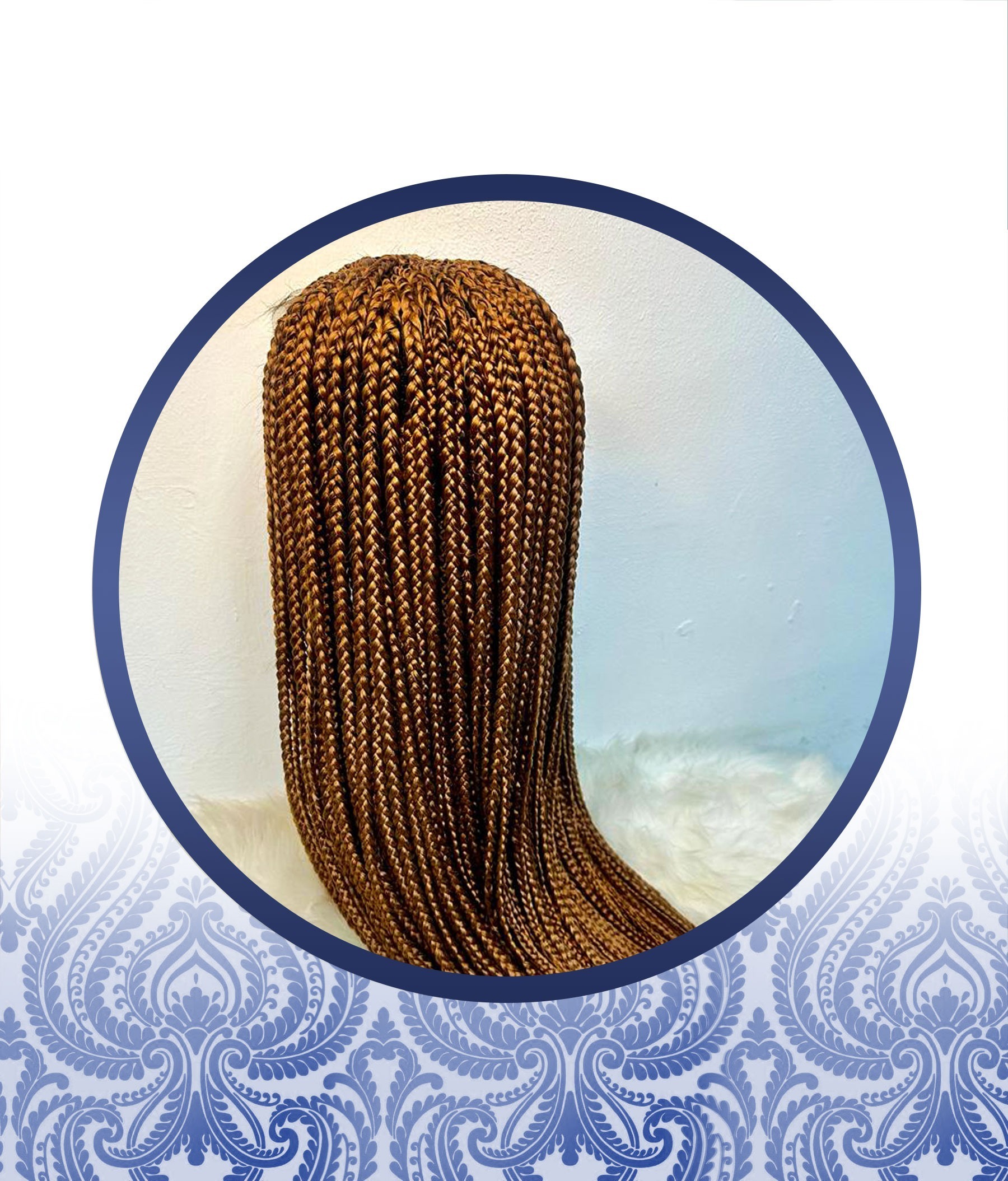 Customized 4x4 Braided Wig - Image 2
