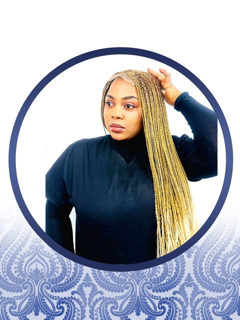 Curly 4x4 Customized Braided Wig