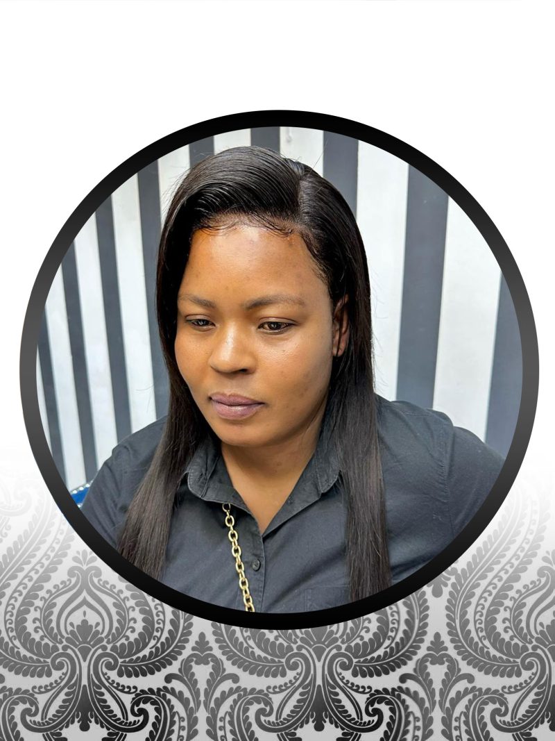 22″ Human HairBlend Straight Lace Frontal Wig