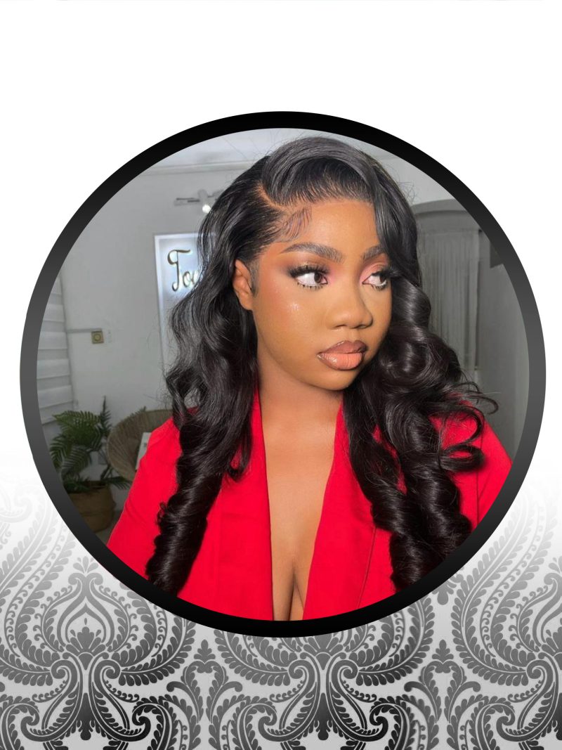 22″ Human HairBlend Bodywave Lace Frontal Wig
