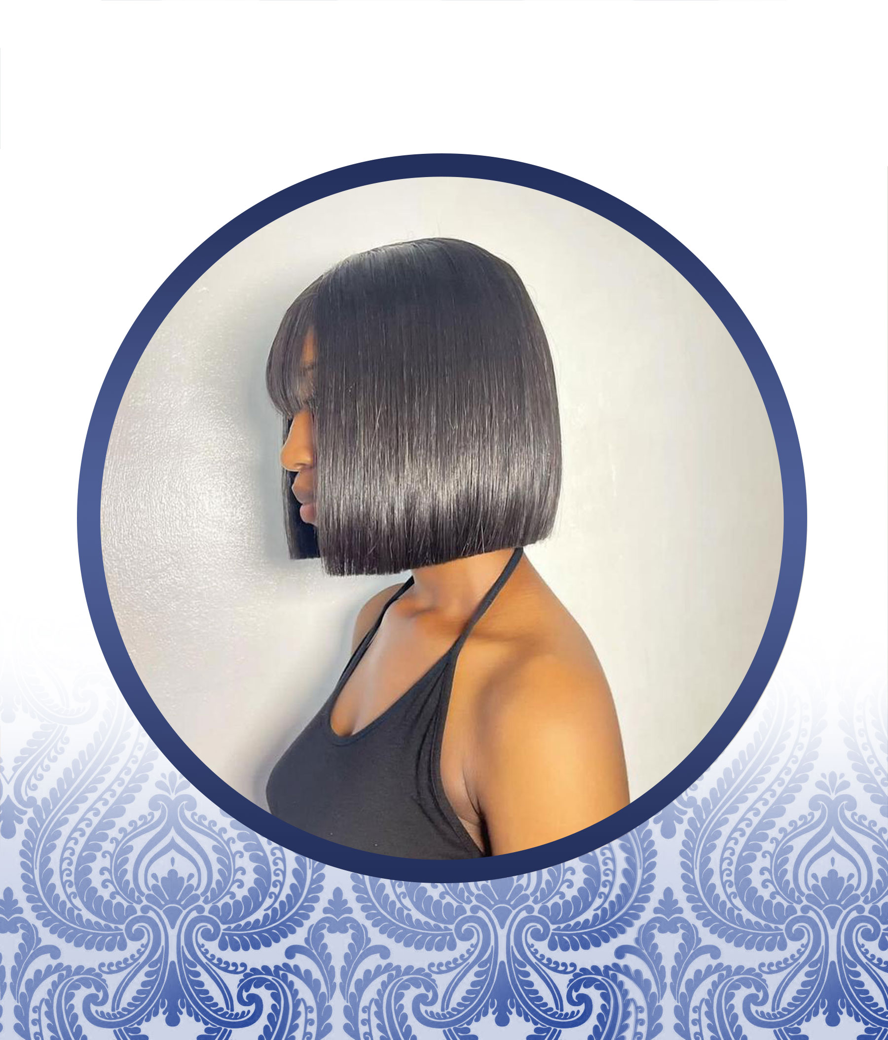 10" Straight Bob Fringe - Image 3